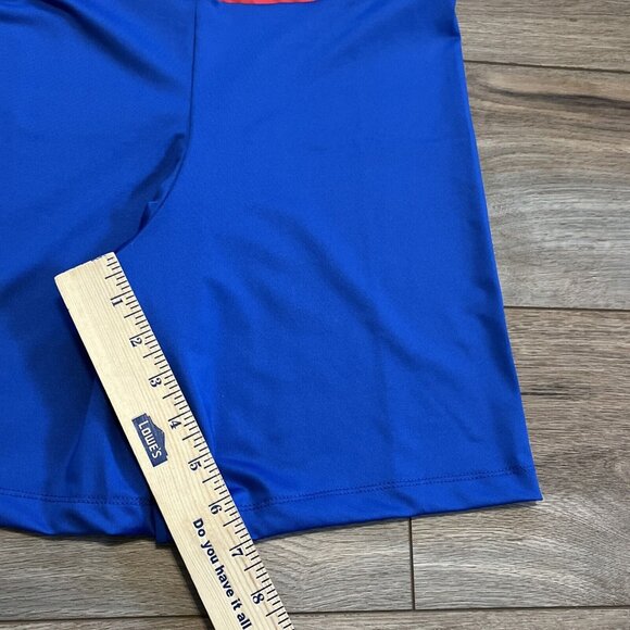 Women's Nike NSU Digital Fast Running Unitard MEDIUM Red Blue Track Field CV3665 - Picture 8 of 10